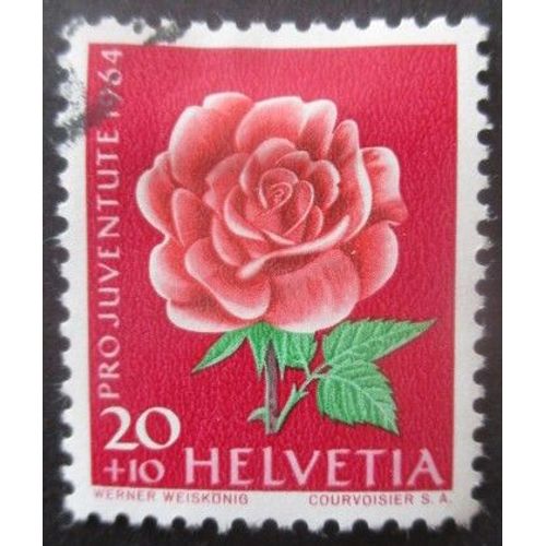 Suisse N°740 Rose Oblitéré