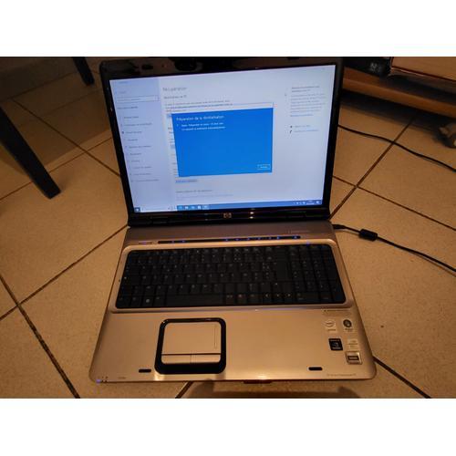 HP DV9500 - 17" Intel Pentium - Ram 4 Go - SSD 240 Go + DD 240 Go