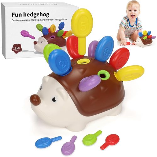 Jouet Montessori 1 an, Jeux Montessori 2 3 4 5 Ans, Jouet pour Comptage et Tri, Jeu de Tri Jouet Sensoriel Motricité Fine Bébé Jeux Éducatif Enfant Apprendre à Compter et Les Couleurs Cadeau