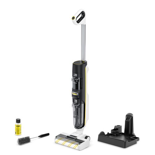 Aspirateur balai laveur sans fil Karcher FCV4 - eau et poussières - 200 m² - aspire lave et sèche