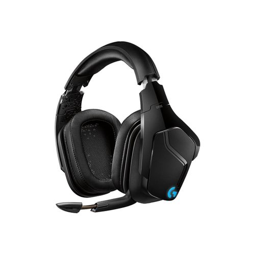 Casque de jeu Logitech G935 - Micro-casque - canal 7.1 - circum-aural - 2,4 GHz - sans fil - jack 3,5mm - noir, bleu