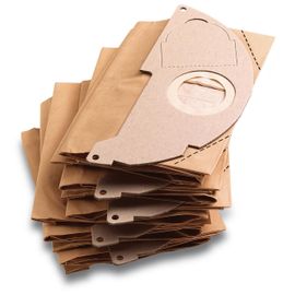 Sachet filtre papier à deux épaisseurs pour KARCHER WD2200 / A2003 / 2004 / 2054Me - paquet de 5 pièces