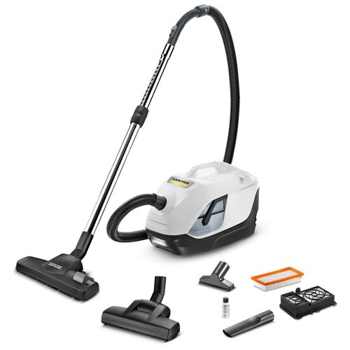 NEW KARCHER DS 6 PLUS - Aspirateur sans sac avec filtration par eau + Accessoires - Rejette un air dépoussiéré a 99,95 %