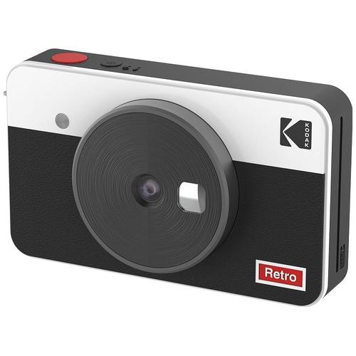 Kodak Mini Shot Combo 2 Retro Instant Camera, Noir et Blanc