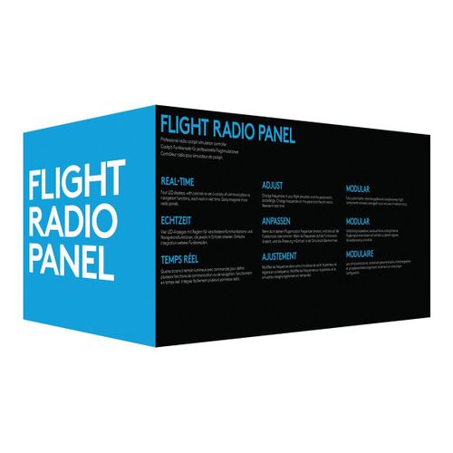 Logitech Flight Radio Panel - Panneau D'instruments De Simulateur De Vol - Filaire - Pour Pc