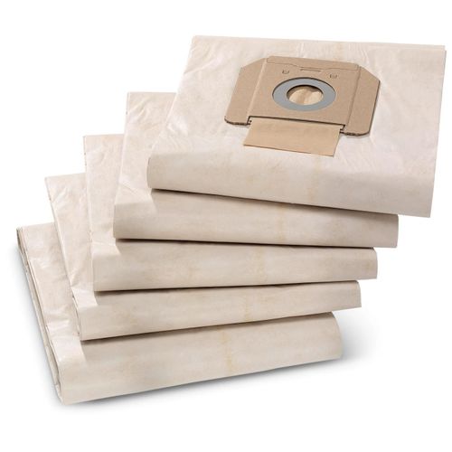 Paquet de 5 Filtres en papier KARCHER 6.904-285.0 pour NT 65/2
