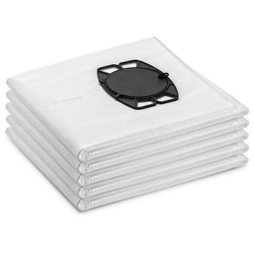 Sacs filtrants en non-tissé KARCHER 5 pièces 65-75L - 2.885-753.0 - pour NT 65, NT 70, NT 72, NT 75