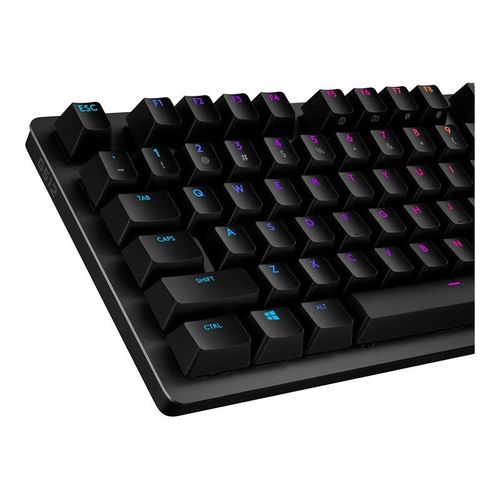 Logitech Gaming G512 - Clavier - backlit - USB - International US - commutateur : GX Red Linear - carbone