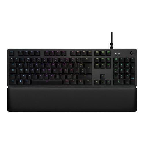 Logitech Gaming G513 - Clavier - backlit - USB - AZERTY - Français - commutateur : GX Brown Tactile - carbone