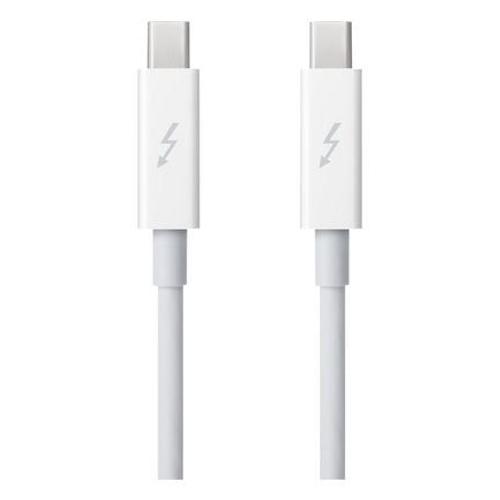 Apple - Câble Thunderbolt - Mini DisplayPort (M) pour Mini DisplayPort (M) - 2 m - blanc - pour iMac; Mac mini (Fin 2012, Fin 2014, milieu 2011); MacBook Air; MacBook Pro