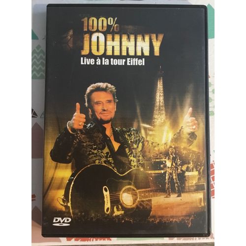 Dvd 100 % Johnny - Live À La Tour Eiffel - 2020