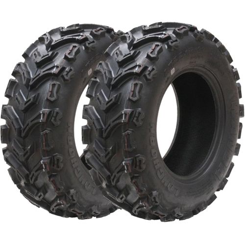 22x7.00-11 ATV Quad Tyres 6ply Wanda P3128 Road Legal front 175/80-11 (Set of 2)