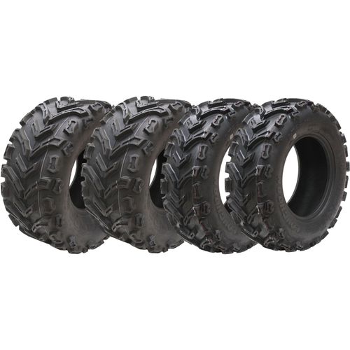 22x7.00-11 & 22x10.00-9 ATV Quad Tyres 6ply Wanda P3128 Road Legal (Set 2 & 2)