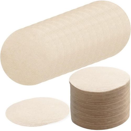 600 Pièces Filtres À Café Non Blanchis Papiers Pour Aeropress, 60mm/2.3 ""Filtres À Café Ronds De Remplacement Naturels Papiers Tasse Filtres À Thé Marron Micro Pap