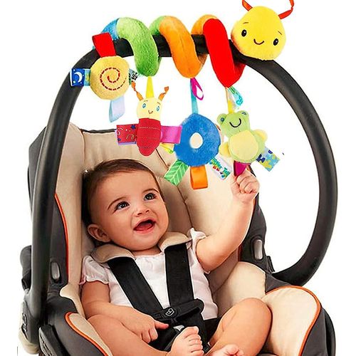 Jouets De Landau En Spirale Pour Bébés - Poussette À Enrouler/Siège D'auto/Berceau Jouets Sensoriels Pour 0 3 6 9 12 Mois Barre De Jeu D'apprentissage Précoce Suspendu Pour Nouveau-Né