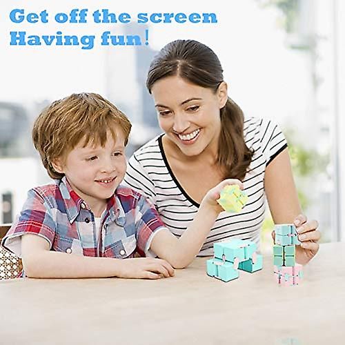 Cube Fidget Cube Toy Soulagement Du Stress Pour Adultes Et E... - 2