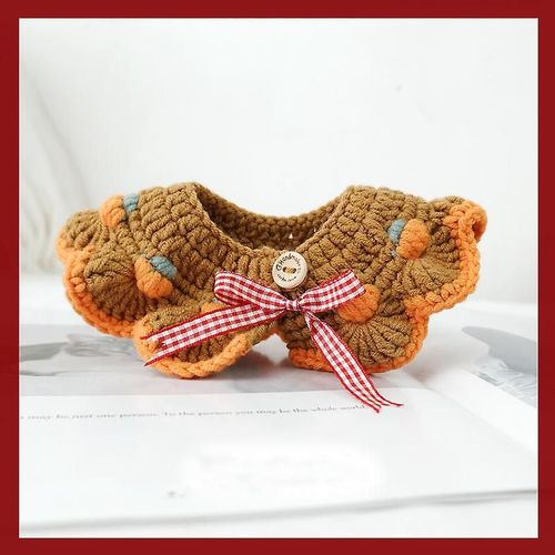 Collier De Chat Et De Chien Tissé À La Main Mignon Collier De Chat Tricoté En Laine Collier De Chat Et De Chien Mignon Collier Pour Animaux De Compagnie S 20-30 Cm B