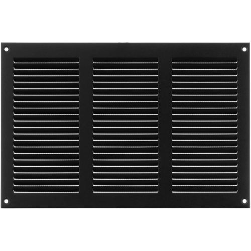 300x200mm Grille de Ventilation avec Moustiquaire - Grilles d'aération en Métal - Acier, Anthracite
