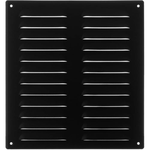 260x280mm Grille de Ventilation avec Moustiquaire - Grilles d'aération en Métal - Acier, Anthracite
