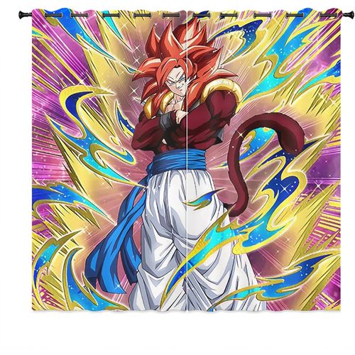 Super S¿¿Rie Singe Roi 3d Hd D¿¿Coration De Salle D'impression Rideaux Occultants Rideaux Opaques Avec Rideaux Perfor¿¿S, 2 X 100 X 140 Cm
