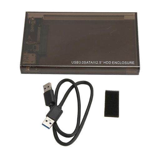 USB3.0 SATA III 2.5 pouces Boîtier HDD Support UASP Maximum 6 To SSD Boîtier Disque Dur Mobile pour 2.5 SSD HDD YC S9