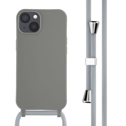 Imoshion Ï»¿Coque En Silicone Avec Cordon Iphone 13 Gris Clair