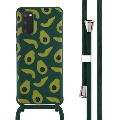 Imoshion Coque Design En Silicone Avec Cordon Samsung Galaxy S20 Avocado Green