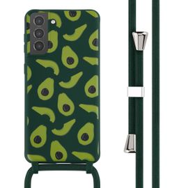 Imoshion Coque Design En Silicone Avec Cordon Samsung Galaxy S21 Plus Avocado Green
