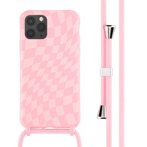 Imoshion Coque Design En Silicone Avec Cordon Iphone 11 Pro Retro Pink