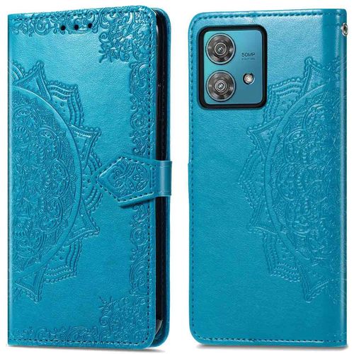 Imoshion Etui De Tã©Lã©Phone Portefeuille Mandala Motorola Edge 40 Neo Turquoise