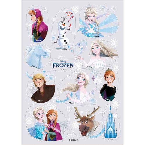 Ershi-Dekora - Décoration Coméstible Pour Gâteaux D'anniversaire Pour Enfants De Silhouette Découpée De La Reine Des Neiges 2, 1 U[8427]