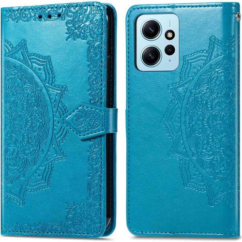 Imoshion Etui De Tã©Lã©Phone Portefeuille Mandala Xiaomi Redmi Note 12 (4g) Turquoise