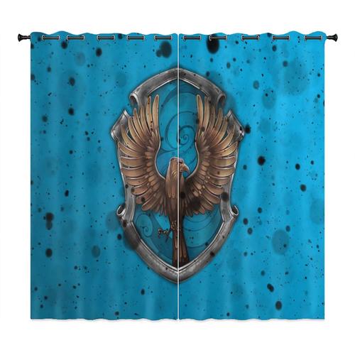 Rideaux Occultants Harry Potter ¿¿ ?Illets Pour Chambre ¿¿ Coucher, Ensemble De Rideaux Occultants Hermione De L'¿¿Cole De Poudlard Pour Chambre D'enfant, 2 X 100 X 140 Cm