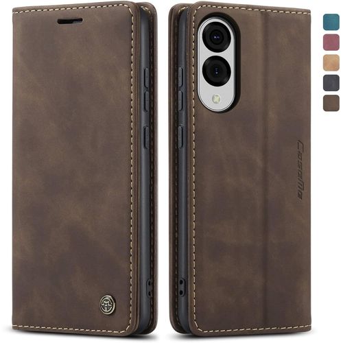 Ershi-Coque Samsung Galaxy S25 Edge Housse Samsung S25 Edge Antichoc En Cuir Pu Premium Fentes Cartes Etui Pochette De Portefeuill[3725]