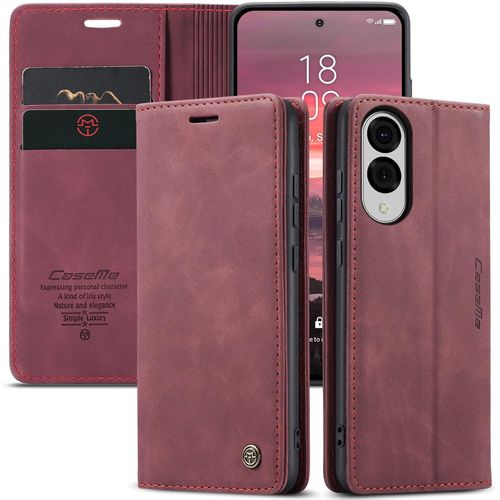 Ershi-Coque Samsung Galaxy S25 Edge Housse Samsung S25 Edge Antichoc En Cuir Pu Premium Fentes Cartes Etui Pochette De Portefeuill[3561]