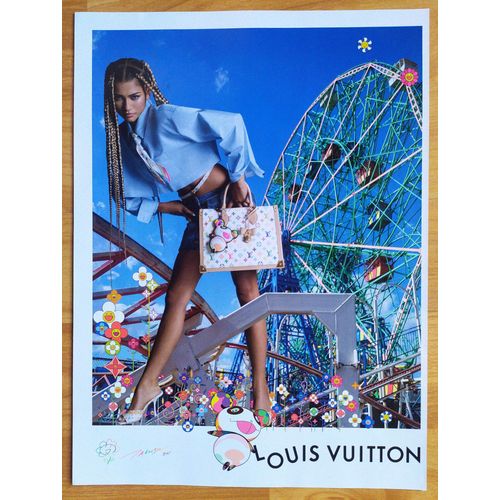 Publicité Papier - Sac Femme Louis Vuitton De 2025, Zendaya Coleman Égérie