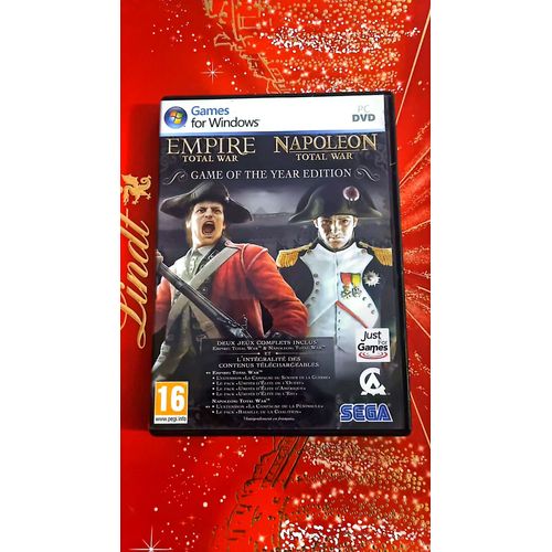 Empire & Napoleon: Total War, Édition Jeu De L'Année Pour Pc, Dvd-Rom Avec Contenus Téléchargeables,Vendu Par Blaspo