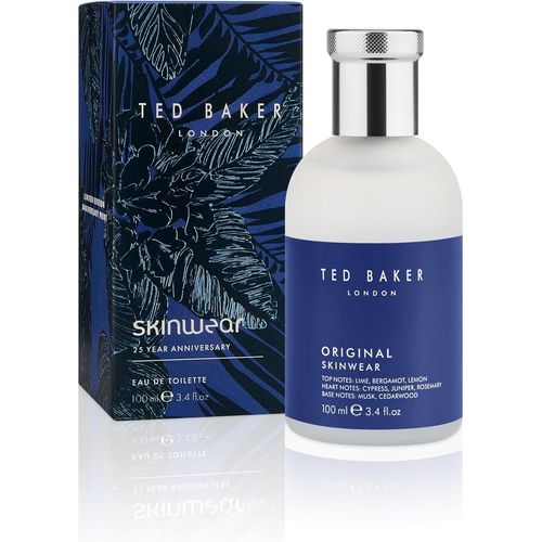 Skinwear Edt, Parfum Masculin Boisé, Notes De Tête Piquantes De Citron Vert, Bergamont Et Citron Avec Notes De Fond De Bois De Santal, D¿Ambre Et De Cèdre, 100 Ml 
