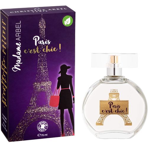 Paris - Eau De Toilette Femme Madame Arbel Paris C'est Chic ! - Parfum Fabriqué En France Vaporisateur 75 Ml 