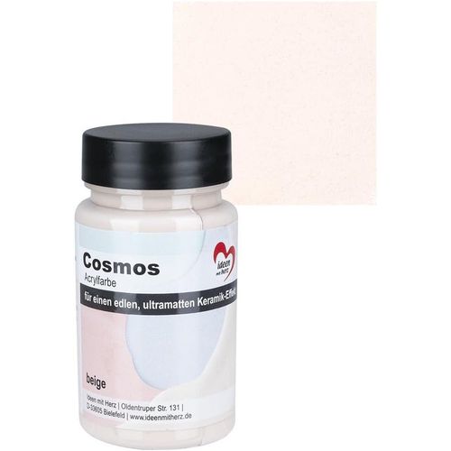Peinture acrylique Cosmos - Ultra mate - Effet céramique - 90 ml (beige)