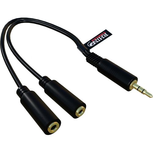 Répartiteur de câble jack stéréo, prise jack mâle vers 2 prises jack femelles, câble audio, signal audio de 1 appareil à 2 sorties (répartiteur 20 cm 3,5 mm)