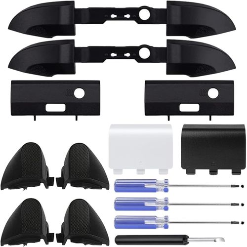 Ensemble Boutons Déclenchement Remplacement Lb Rb Lt Rt, Boutons De Pare-Chocs Inclus, Tournevis T10 T8 T6, Déflecteur Port Charge Compatible Avec Les Manettes Xbox Series X Et Xbox Series S