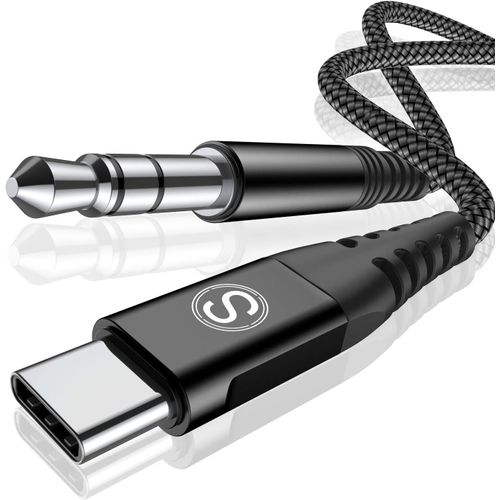 Câble USB C vers Jack 3,5 mm pour Huawei P30 Pro/P40 Pro/P20/Mate 30/Mate 20,Samsung Galaxy Note10/S20,Xiaomi, Casque, Home/Car Stereos