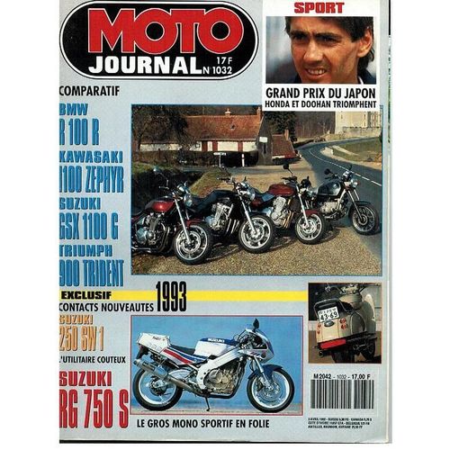 Moto Journal  N° 1032 : Comparatif