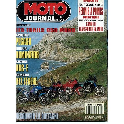 Moto Journal  N° 1044 : Les Trails 650 Mono