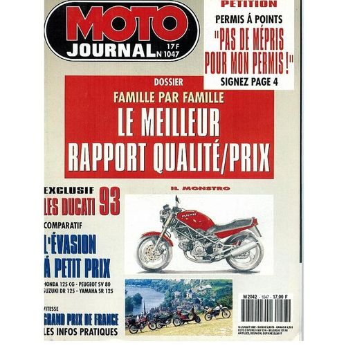 Moto Journal  N° 1047 : Le Meilleur Rapport Qualité/Prix