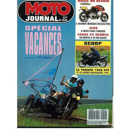 Moto Journal  N° 1049 : Spécial Vacances