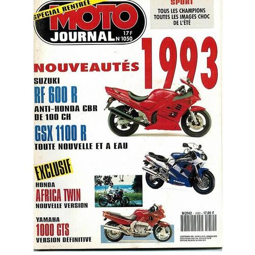 Moto Journal  N° 1050 : Nouveautés 1993