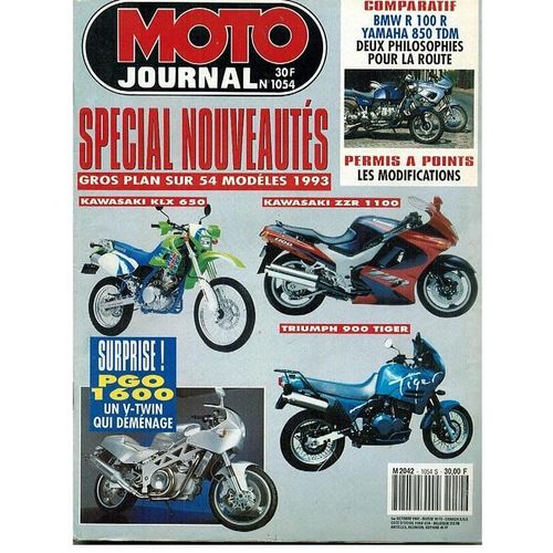 Moto Journal  N° 1054 : Spécial Nouveautés