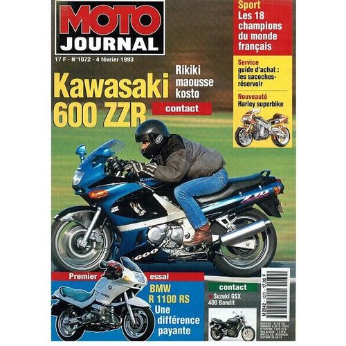 Moto Journal  N° 1072 : Kawasaki 600 Zzr